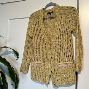 Lafayette 148 linen knit cardigan, Size S
